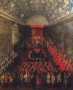 Peter Tillemans Queen Anne addressing the House of Lords oil painting